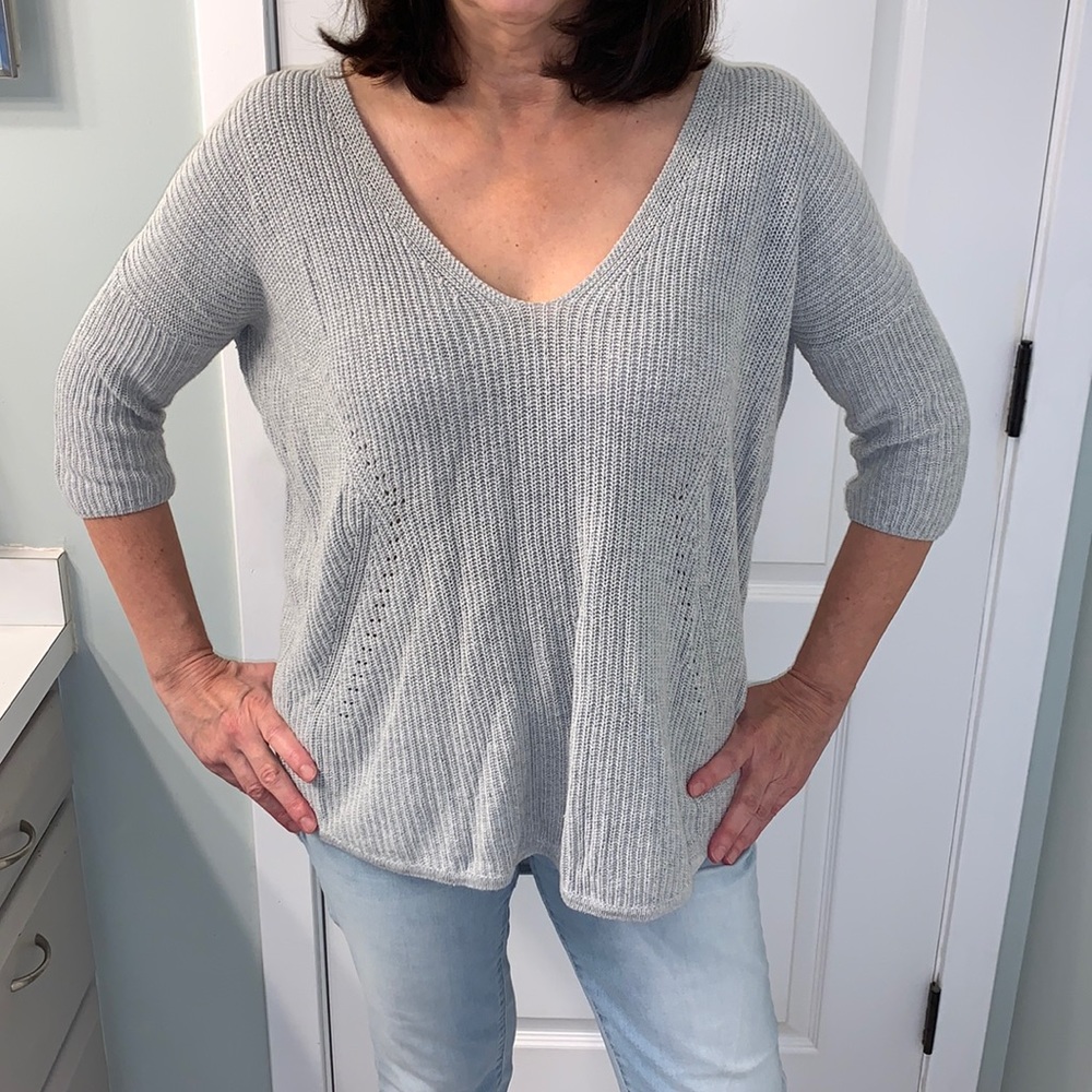 Gray Knit Sweater